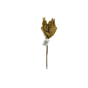 Flor navideña 24cm stsd2301 dorado