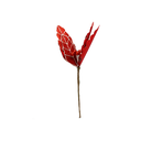 Flor navideña 30cm mh1090 rojo/blanco