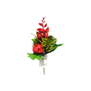 Rama navideña 19cm xh1462134r rojo