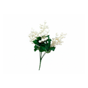 Rama navideña con bayas 41cm sa1904-0379 blanco