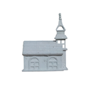 Adorno navideño casa 7.5x10cm 2cs2202-0172 blanco