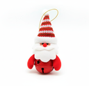 Adorno navideño colgar cascabel forma santa 7x10cm