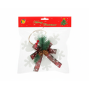 Adorno navideño copo nieve colgar 18x20cm blanco