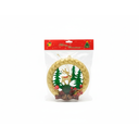Adorno navideño corona colgar 20x20cm 21013 dorado
