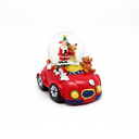 Adorno navideño esfera crist carro 4.5cm varios colores