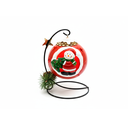 Adorno navideño lampara ceramica 12x11x15.6cm