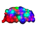 Adorno navideño letrero feliz navida con luz 45x21cm