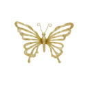Adorno navideño mariposa 20cm xh1463216lg dorado