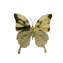 Adorno navideño mariposa 20x18cm 20716g dorado