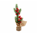 Adorno navideño mini arbol 29cm ssbj006