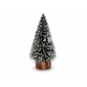 Adorno navideño pino con nieve  8cm ch-06-08 verde