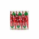 Adorno navideño tempano 6pc 13.7x10.8x2.8cm rojo