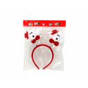 Adorno navideño vincha/oso 20x21cm 19ht-1221