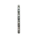 Bola navideña 6cm 12pc plateado brillante escarchado mate
