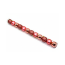 Bola navideña 6cm 12pc rose gold brillante escarchado mate