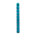 Bola navideña 7cm 12pc aqua brillante