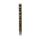 Bola navideña 7cm 12pc dorad brillante escarchado mate sycb20-09