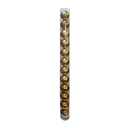 Bola navideña 8cm 12pc dorado brillante sycb20