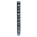 Bola navideña 8cm 12pc plateado brillante escarchado mate sycb20-17