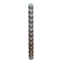 Bola navideña 8cm 12pc plateado brillante sycb20-28