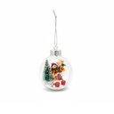 Bola navideña 8cm hombres nieve tsq9k162 tranparente
