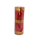 Cinta navideña 25cmx10yd 1656-r rojo/dorado