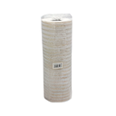 Cinta navideña 25cmx10yd 2-cs1602-1206 blanco/dorado
