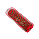 Cinta navideña 25cmx10yd 2-cs1602-1215 rojo/verde