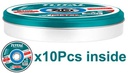 Disco para corte metal 10pc total tac2211155