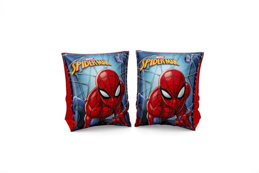[59909] Flotador inflable para brazos 9"x6" diseño spiderman bestway 98001