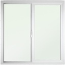Ventana corrediza lisa upvc 1.2 x 1.5 metros vento blanco