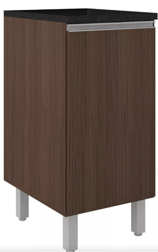 [110862] Mueble mdf para cocina 1p 85x40x50 centimetros poliman k20070 cafe