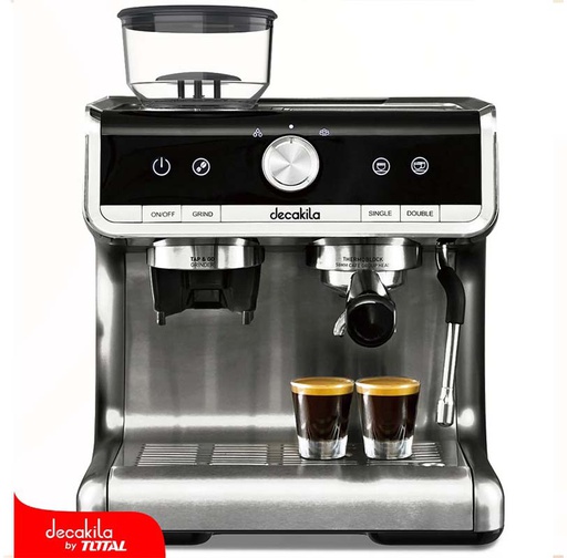 [120052] Maquina de café expresso con moledor decakila kucf010m plateado