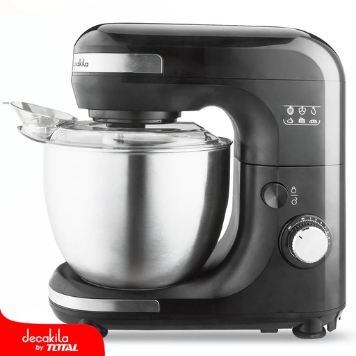 [120318] Batidora electrica de 7 velocidades con tazon inoxidable decakila mx003b negro