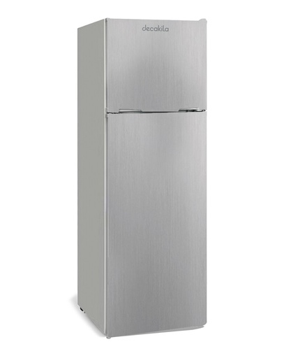 [123410] Refrigeradora 2 puertas decakila kufg003w plateado