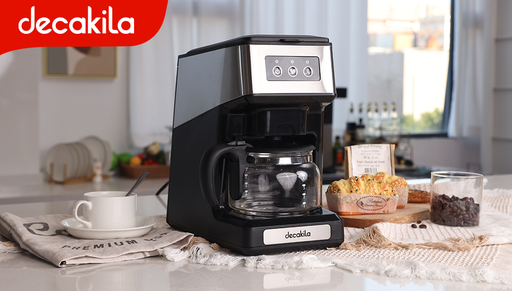 [123586] Percoladora con moledor de grano 0.6 litros decakila kucf021b negro