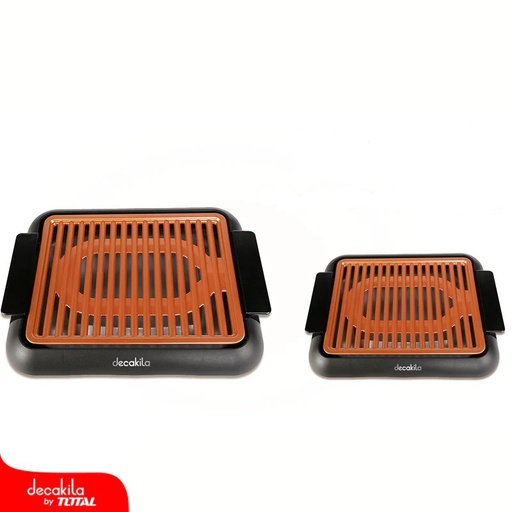 [123588] Parrilla electrica antiadherente 1200 watts decakila kuec028b negro