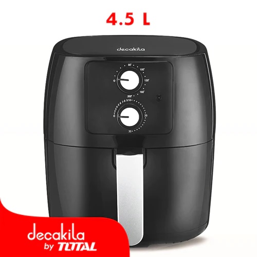 [123591] Freidora de aire antiadherente 4.5 litros decakila kuec038b negro