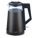 Tetera electrica de vidrio 1.7 l decakila kukt009b negro