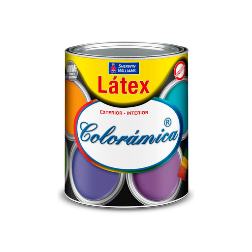 [44002] Pintura coloramica latex 1-galon sherwin williams azul claro