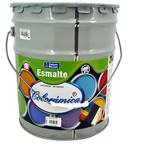 [44045] Pintura coloramica de aceite 1-cubeta sherwin williams blanco