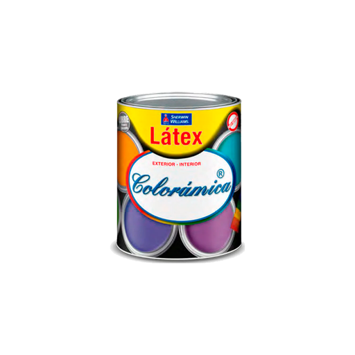 [49732] Pintura coloramica latex 1-galon sherwin williams amarillo intenso