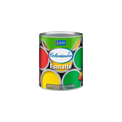 [49756] Pintura coloramica de aceite 1/4 galon sherwin williams rojo pasion