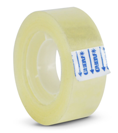 [57956] Tape oficina 1/2"x36yd abro transparente