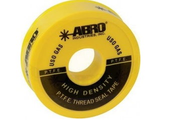 [63148] Cinta de teflon 3/4" para valvula de gas abro amarilla